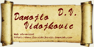 Danojlo Vidojković vizit kartica
